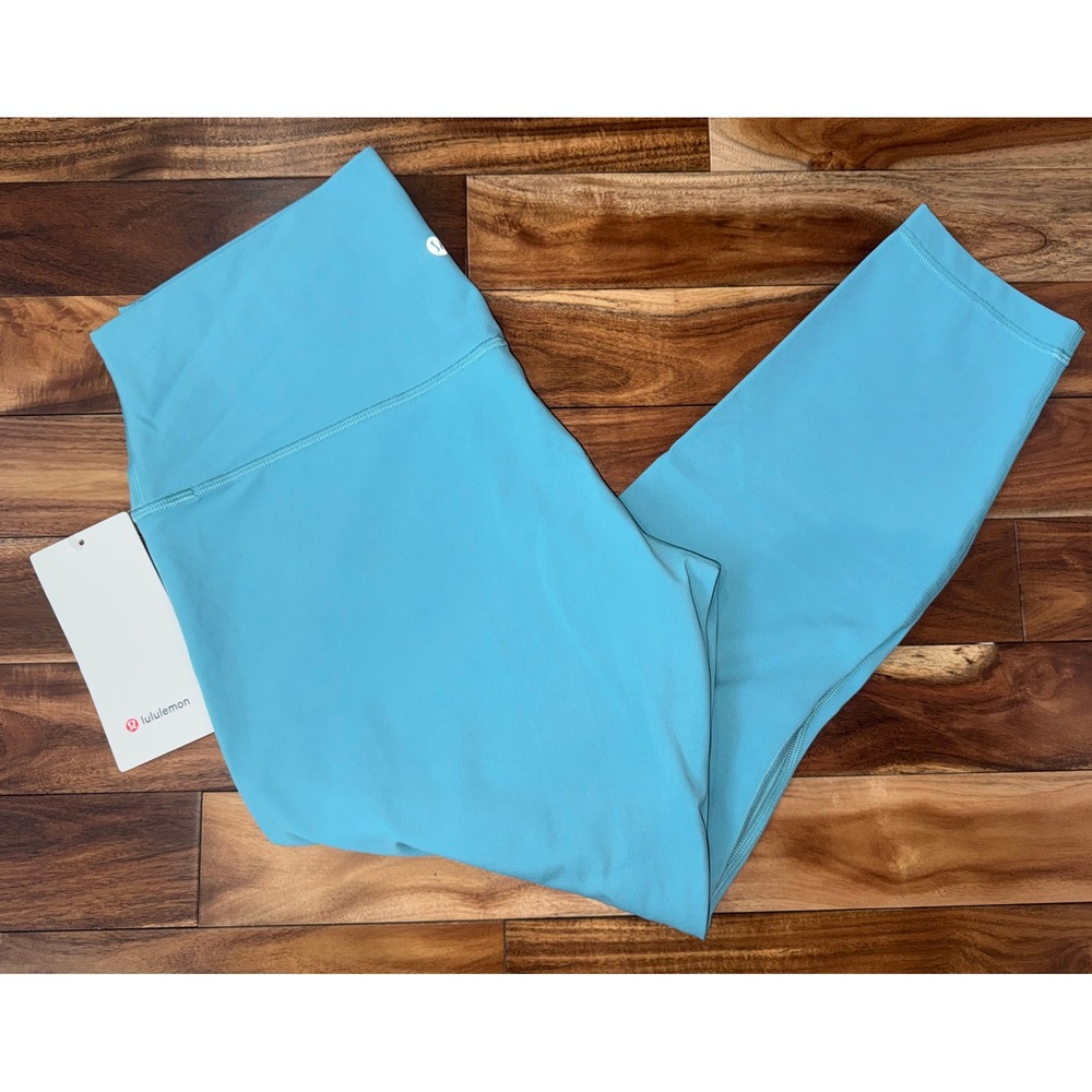 Lululemon Align High Rise Pant 25" Tidal Teal Nulu Size 14 NWT